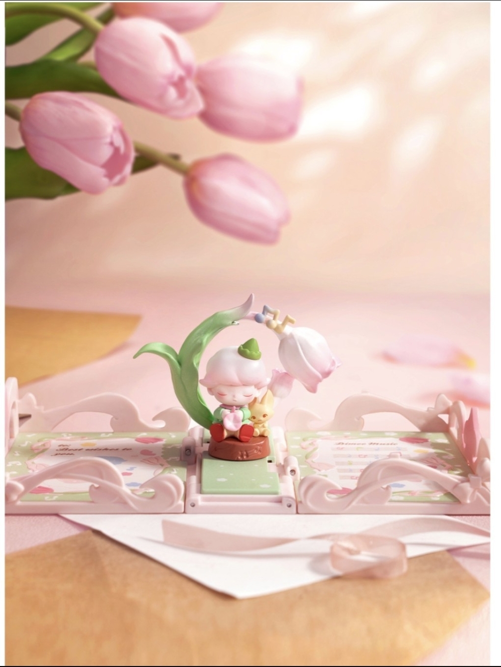 GIFT FOR YOU Greeting Card Series Scene Set (Dimoo Tulip)
